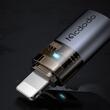 Mcdodo Adaptor Type-C la Lightning OTG 36W, aliaj de aluminiu, incarcare si sincronizare date, lumina albastra, snur, Negru