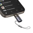 Mcdodo Adaptor Type-C la Lightning OTG 36W, aliaj de aluminiu, incarcare si sincronizare date, lumina albastra, snur, Negru