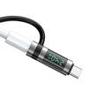 Mcdodo Adaptor Type-C la Type-C, 240W, Pigeon Series, cu carlig din silicon, aliaj de aluminiu, design portabil, Negru