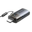 Mcdodo Adaptor USB la Lightning OTG, cu cititor de carduri TF, transfer rapid de date, 480 Mbps, LED, snur Negru