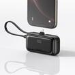 Mcdodo Baterie Externa FreeKit Series 5000mAh, 22.5W, cablu și Connector Lightning Negru