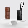 Mcdodo Baterie Externa FreeKit Series 5000mAh, 22.5W, cablu și Connector Lightning Negru