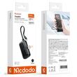 Mcdodo Baterie Externa FreeKit Series 5000mAh, 22.5W, cablu și Connector Lightning Negru