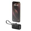 Mcdodo Baterie Externa FreeKit Series 5000mAh, 22.5W, cablu și Connector Lightning Negru