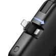 Mcdodo Baterie Externa FreeKit Series 5000mAh, 22.5W, cablu și Connector Lightning Negru