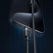 Mcdodo Cablu 2 in 1 Type-C la Type-C cu conector MagSafe 3, Super Fast Charging 240 W, Indicator LED, 2 m, Negru