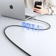 Mcdodo Cablu 2 in 1 Type-C la Type-C cu conector MagSafe 3, Super Fast Charging 240 W, Indicator LED, 2 m, Negru