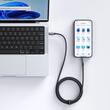 Mcdodo Cablu Type-C la Lightning 36W, Fast Charging 3A, LED multicolor 1.2m Negru