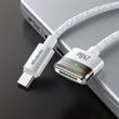 Mcdodo Cablu Type-C la MagSafe 3 pentru MacBook, Fast Charger 140W, Indicator LED, 2m, Alb