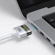 Mcdodo Cablu Type-C la MagSafe 3 pentru MacBook, Fast Charger 140W, Indicator LED, 2m, Alb