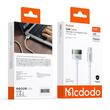 Mcdodo Cablu Type-C la MagSafe 3 pentru MacBook, Fast Charger 140W, Indicator LED, 2m, Alb