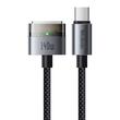 Mcdodo Cablu Type-C la MagSafe 3 pentru MacBook, Fast Charger 140W, Indicator LED, 2m, Negru