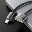 Mcdodo Cablu Type-C la MagSafe 3 pentru MacBook, Fast Charger 140W, Indicator LED, 2m, Negru