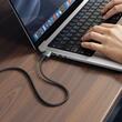 Mcdodo Cablu Type-C la MagSafe 3 pentru MacBook, Fast Charger 140W, Indicator LED, 2m, Negru