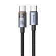 Mcdodo Cablu Type-C la Type-C Fast Charging, 100W, LED, 1.2m, Negru