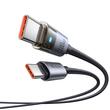 Mcdodo Cablu Type-C la Type-C Fast Charging, 100W, LED, 1.2m, Negru
