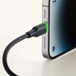 Mcdodo Cablu Type-C la Lightning Alpha Series Silicone, Fast Charging, 36W, LED, 1.2m, Negru