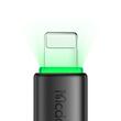 Mcdodo Cablu Type-C la Lightning Alpha Series Silicone, Fast Charging, 36W, LED, 1.2m, Negru