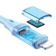 Mcdodo Cablu Type-C la Lightning Digital Display Silicone Fast Charging, 36W, 1.2m Albastru