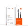 Mcdodo Cablu Type-C la Type-C, 65W, Design la 90 de grade, Fast Charging, Indicator LED, 1,2m, Negru
