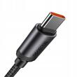 Mcdodo Cablu Type-C la Type-C PD60W Fast Charging, Aliaj de aluminiu, 1m, Negru
