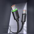 Mcdodo Cablu Type-C la Type-C PD60W Fast Charging, Aliaj de aluminiu, 1m, Negru