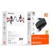 Mcdodo Cablu USB-A la Type-C Fast Charging 6A, Self-Winding Series 1.2m, Negru