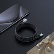 Mcdodo Cablu USB-A la Type-C Fast Charging 6A, Self-Winding Series 1.2m, Negru