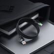 Mcdodo Cablu USB-A la Type-C Fast Charging 6A, Self-Winding Series 1.2m, Negru