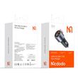 Mcdodo Incarcator Auto Dual Port 1x USB, 1x Type-C Digial Display, PD Fast Charging, 75W, Negru