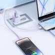 Mcdodo Incarcator Retea Dual Port Type-C si USB-A Dichromatic, Fast Charging PD 33W, Mov