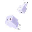 Mcdodo Incarcator Retea Dual Port Type-C si USB-A Dichromatic, Fast Charging PD 33W, Mov