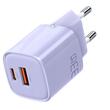 Mcdodo Incarcator Retea Dual Port USB-A si Type-C Nano Series GaN Fast Charging PD, 33W, Mov