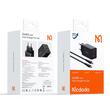 Mcdodo Set Incarcator Retea GaN5 Mini Pro Fast Charger 67W, Port 2xType-C+ 1xUSB-A, cablu Type-C, 2 m, Black
