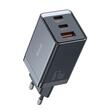 Mcdodo Incarcator Retea GaN5 Mini Pro Fast Charger 67W,  Port 2xType-C+ 1xUSB-A, Plug EU, Black