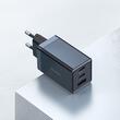 Mcdodo Incarcator Retea GaN5 Mini Pro Fast Charger 67W,  Port 2xType-C+ 1xUSB-A, Plug EU, Black