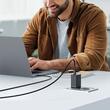 Mcdodo Incarcator Retea GaN5 Mini Pro Fast Charger 67W,  Port 2xType-C+ 1xUSB-A, Plug EU, Black