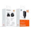 Mcdodo Incarcator Retea GaN5 Mini Pro Fast Charger 67W,  Port 2xType-C+ 1xUSB-A, Plug EU, Black