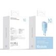 Mcdodo Incarcator Retea Port 2xType-C si 1xUSB-A Dichromatic GaN5 Mini, Fast Charging PD 67W, Albastru