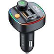 Devia Modulator FM Smart Series Bluetooth PD 30W + Dual USB, MP3, Fast Charger, Negru