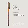 Pitaka Husa Breath of Veins Aramida Magsafe iPhone 17 Pro Max Burning Orange
