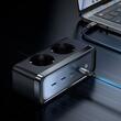 Mcdodo Incarcator de retea 6 in 1 cu prelungitor Energy Cube Series GaN, Fast Charger, 70W, 2x priza Schuko, 2x Type-C, 2x USB, 1,5m Negru