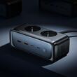 Mcdodo Incarcator de retea 6 in 1 cu prelungitor Energy Cube Series GaN, Fast Charger, 70W, 2x priza Schuko, 2x Type-C, 2x USB, 1,5m Negru