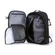 Rucsac Multifunctional cu Vacuum 30-60L pentru cabina avion, impermeabil, pompa vid 5 capete inclusa, extensie suplimentara, sistem antifurt, Negru