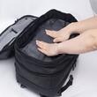 Rucsac Multifunctional cu Vacuum 30-60L pentru cabina avion, impermeabil, pompa vid 5 capete inclusa, extensie suplimentara, sistem antifurt, Negru