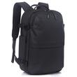 Rucsac Multifunctional cu Vacuum 30-60L pentru cabina avion, impermeabil, extensie suplimentara, sistem antifurt, Negru