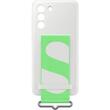 Samsung Husa Originala Silicone Cover with Strap Samsung Galaxy S21 FE 5G White, resigilat