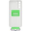 Samsung Husa Originala Silicone Cover with Strap Samsung Galaxy S21 FE 5G White, resigilat