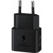 Samsung Incarcator Original Retea Super Fast Charging port USB Type-C, 25W, cablu Type-C - Type-C inclus, 1m, Negru