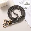 Lemontti Snur telefon cu cristale, 120cm, Gri